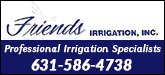 Friends Irrigation Sponsorship Banner